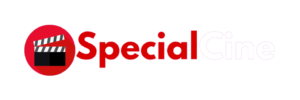 special cine logo with a black clapper and red circle