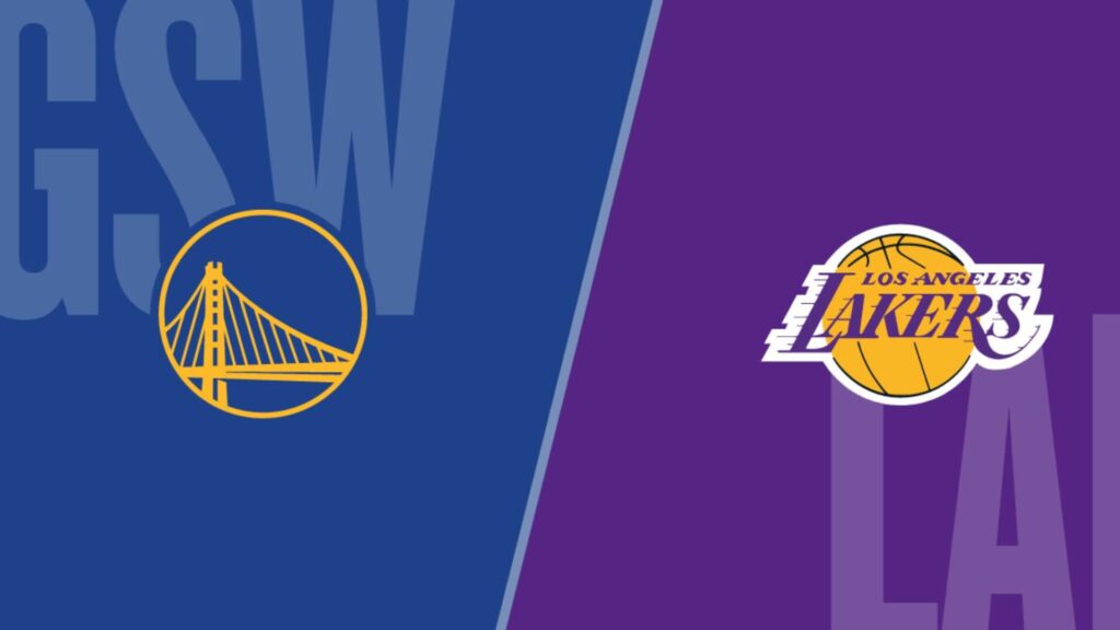 Warriors VS Lakers Basketball match nba