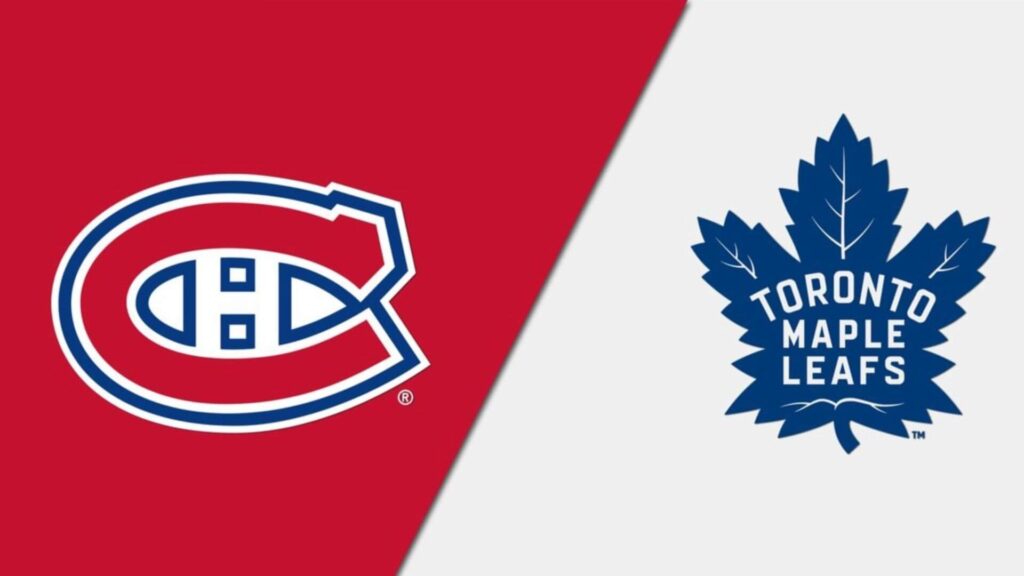 Montreal Canadiens VS Toronto Maple Leafs Ice Hockey match