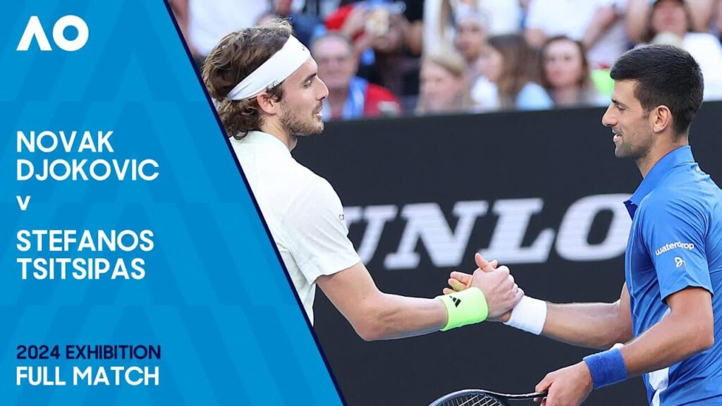 Novak Djokovic VS Tsitsipas tennis match