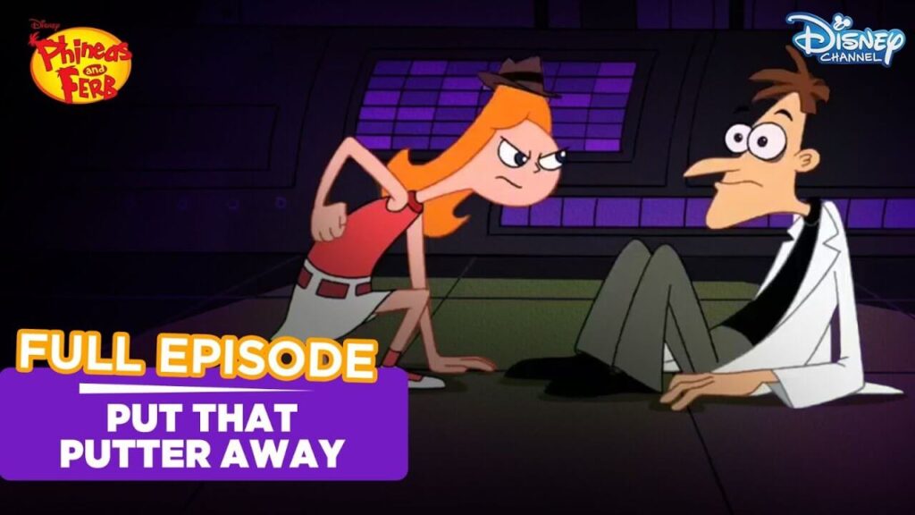 doofensmirtz and candice with perry the platypus hat
